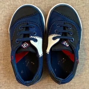 Toddler size 6M Sperry tennis shoes